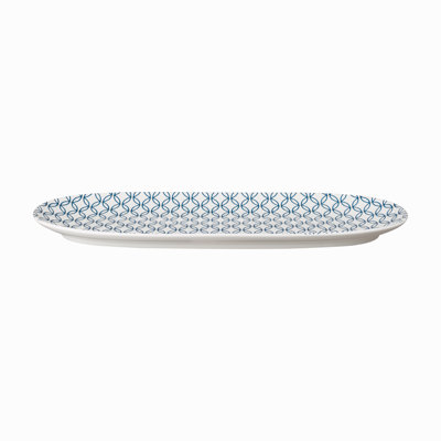 Grand plateau moderne en porcelaine