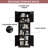 Azarias 71" H x 23.6" W Standard Bookcase with 4 Doors and Adjustable Shelves-1344362774