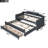 Upholstered Daybed With Trundle And Three Drawers-1833927031