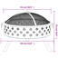 Gayle Fire Pit with Poker XXL Steel-648277823