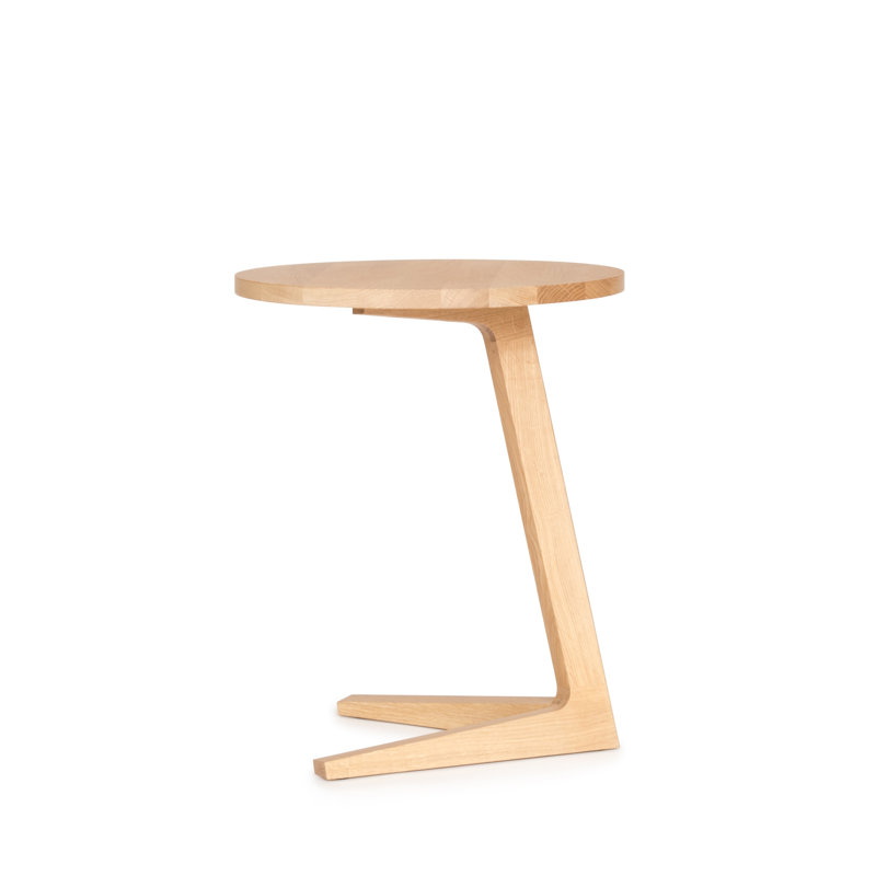 Solid Wood End Table, Oak Wood