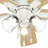 52" Crestfield 5 - Blade Flush Mount Ceiling Fan with Lights and Pull Chains-32727865