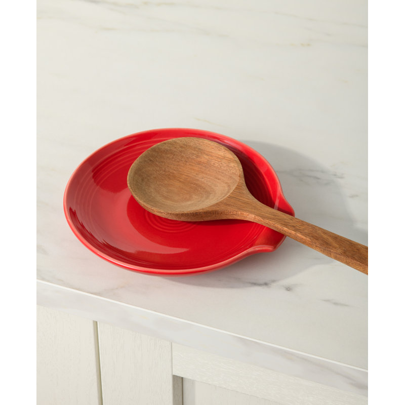 Fiesta Extra Large Spoon Rest 7 Inch, Scarlet