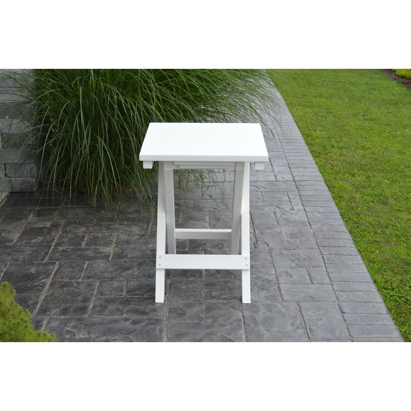 Table bistro pliante Cowie, Blanc