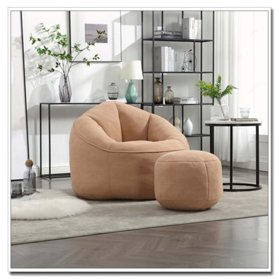 Fauteuil à billes avec rembourrage en mousse et fauteuil