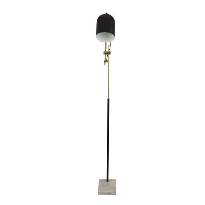 Goleta 149cm Plated Swing Arm Floor Lamp