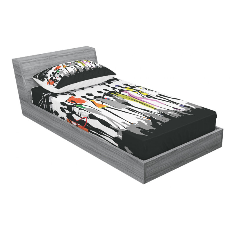 Microfiber Sheet Set, Twin XL Sheet Set with Fitted Sheet