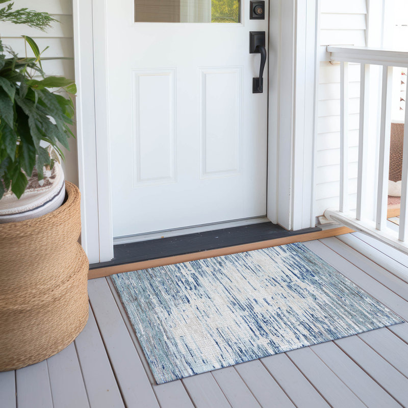 Machine Washable Indoor/Outdoor Chantille ACN2767 Modern Rug, Sky, 2'6" x 3'10"