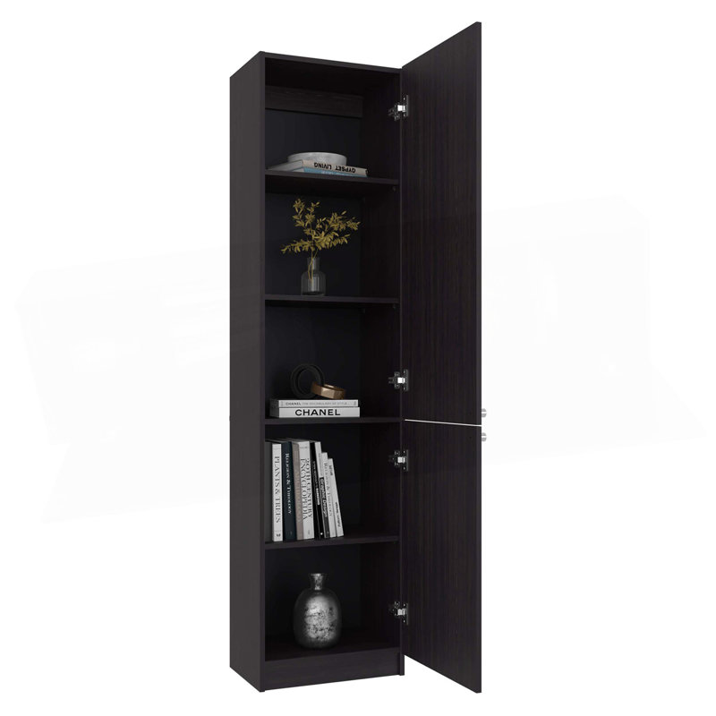 Armoire de rangement 2 portes, Wengé