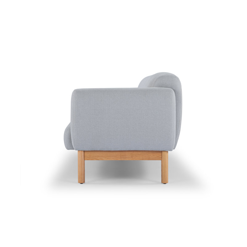 Tulum Sofa, 87" W, Metro Light Gray Linen Blend
