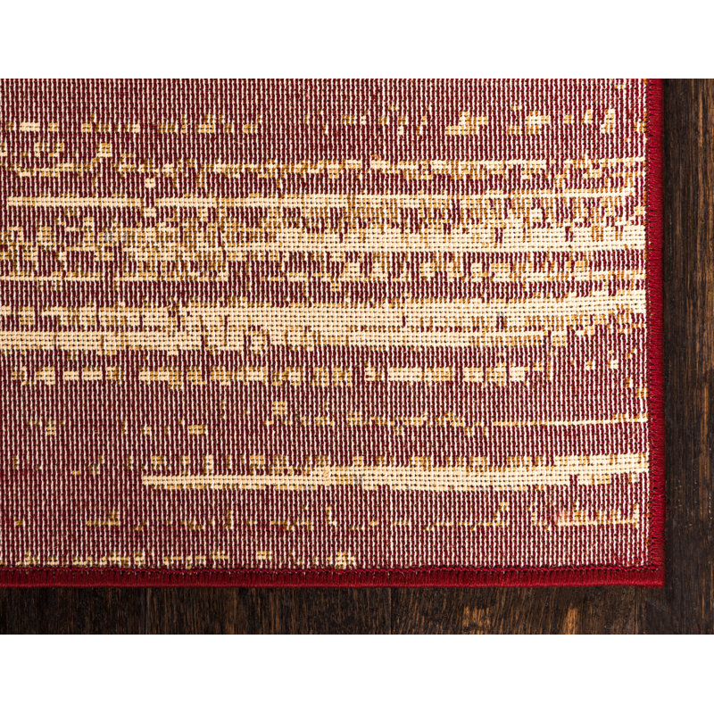Striped Area Rug, Round 122cm
