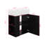 Meuble-lavabo flottant de 21,6 po avec lavabo, meuble-lavabo mural avec lavabo en céramique, rangement à gauche-1328005969