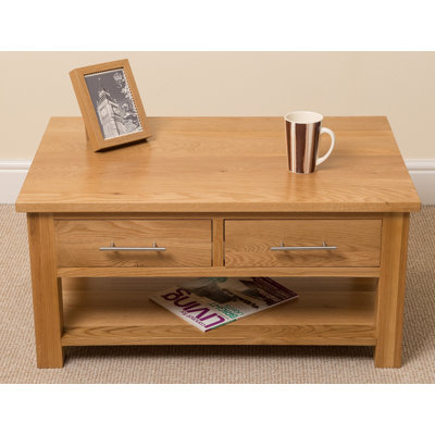 Trestle Coffee Table with Storage