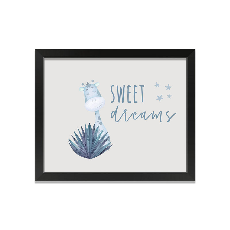 «Sweet Dreams», art encadré, H 20 po x l 16 po x P 1 po