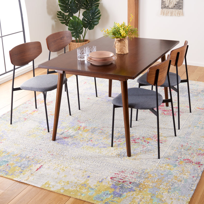 Centennial Hand-Knotted Multicolor Wool and Silk Rug, 8' x 10'