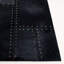 Studio Geometric Handwoven Leather Rug with Felt-1235644752