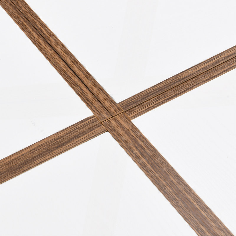 Table basse 4 pièces, White/Brown
