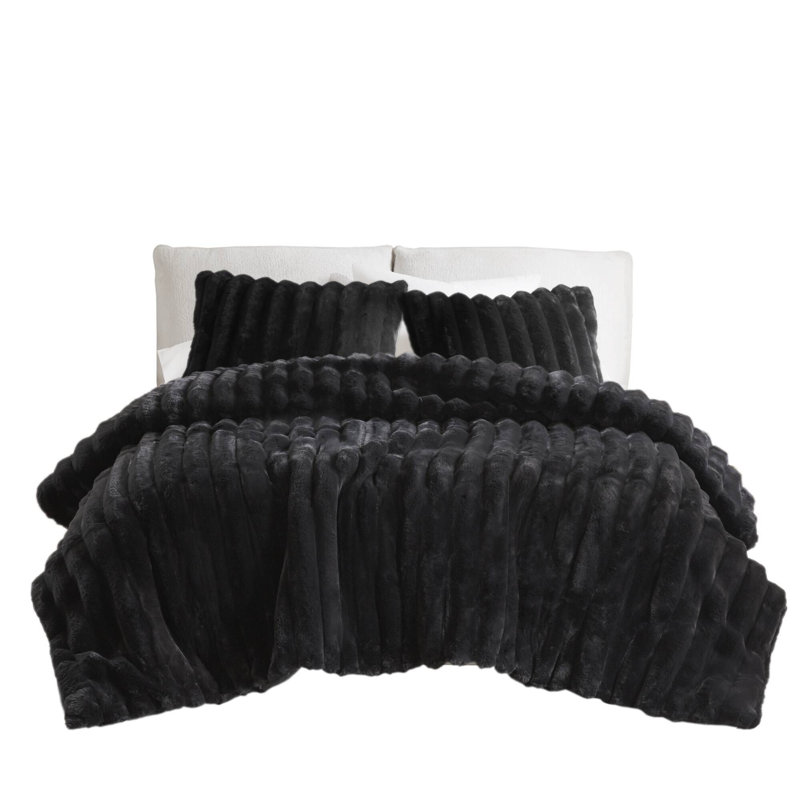 Ultrasoft Bedding Sets, Faux Fur Polyester, Cozy Modern Style