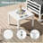 13 Pieces Modern Aluminum Patio Furniture Set With Natural Gas/Propane Firepit Table, Outdoor Modular Sectional Conversation Set With Patio Chaise Lounges-211945849