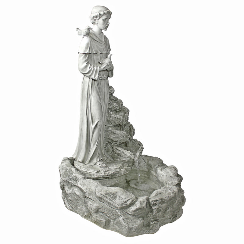 Handcrafted Outdoor Weather Resistant Sculptural Fountain
