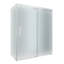 Cabine de douche rectangulaire coulissante 60 "x 75" Moselle-18009260