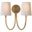 Thomas O'Brien Reed Double Sconce-51178012-89223639