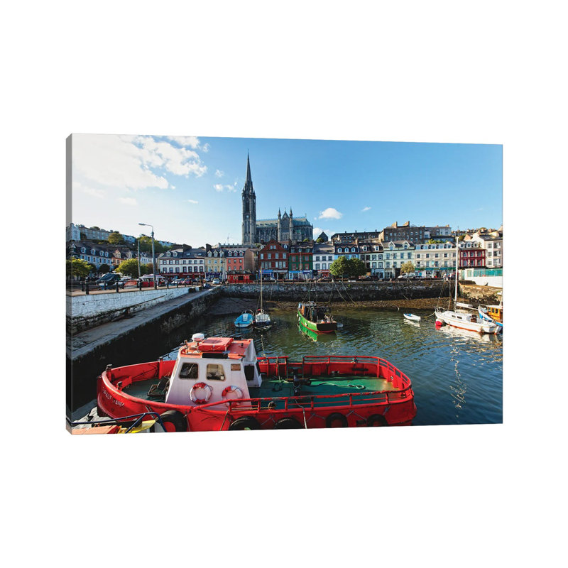 Harbor Front, Cobh, County Cork, Ireland by George Oze - Wrapped Canvas Print, 101.6 cm H x 66.04 cm W x 1.91 cm D