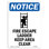 Fire Escape Ladder Sign