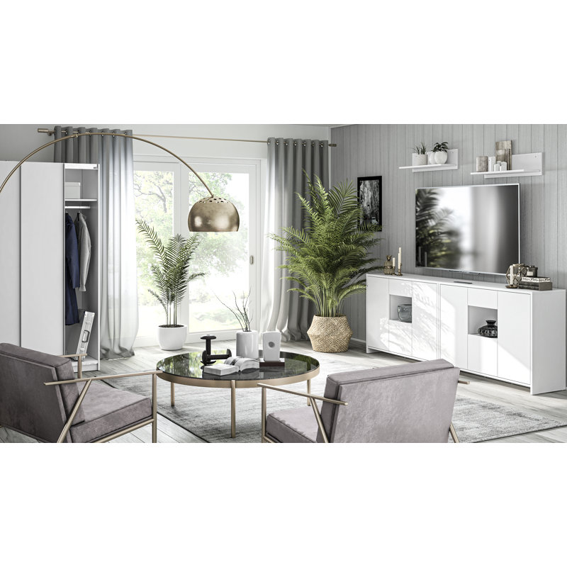 Niamiah 71 cm W Shelving Unit