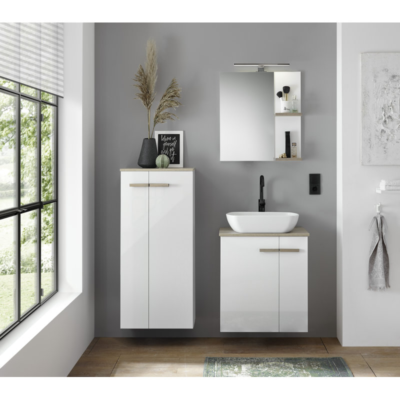 Georgean Bathroom Furniture Suite, White