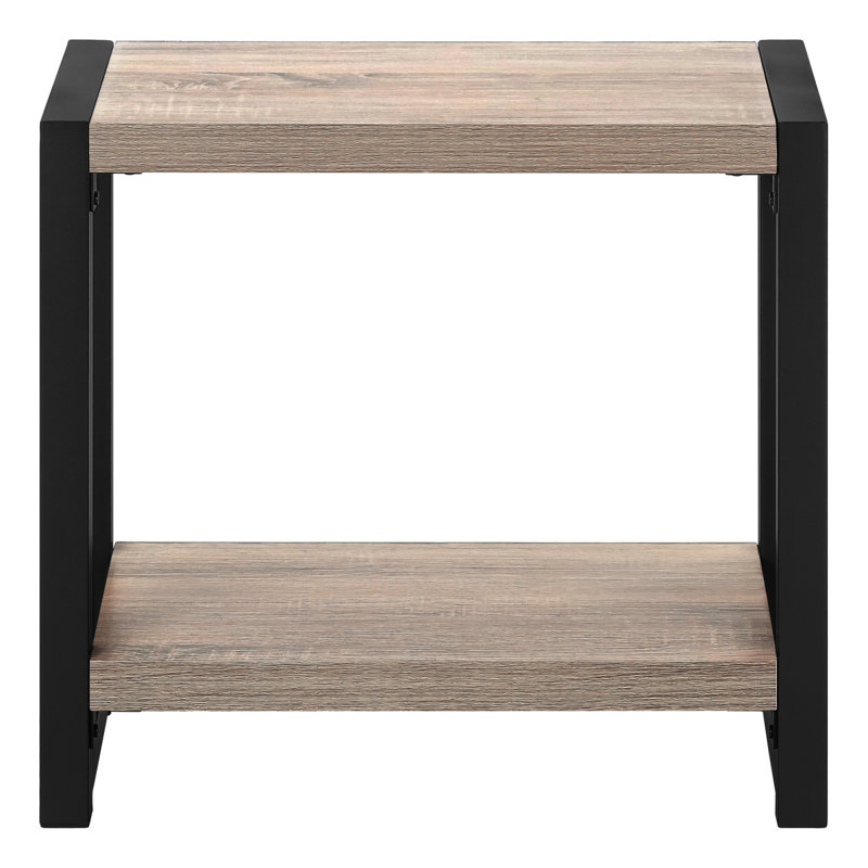 Table d'appoint polyvalente avec une fabrication durable et un design élégant pour n'importe quelle pièce, Taupe