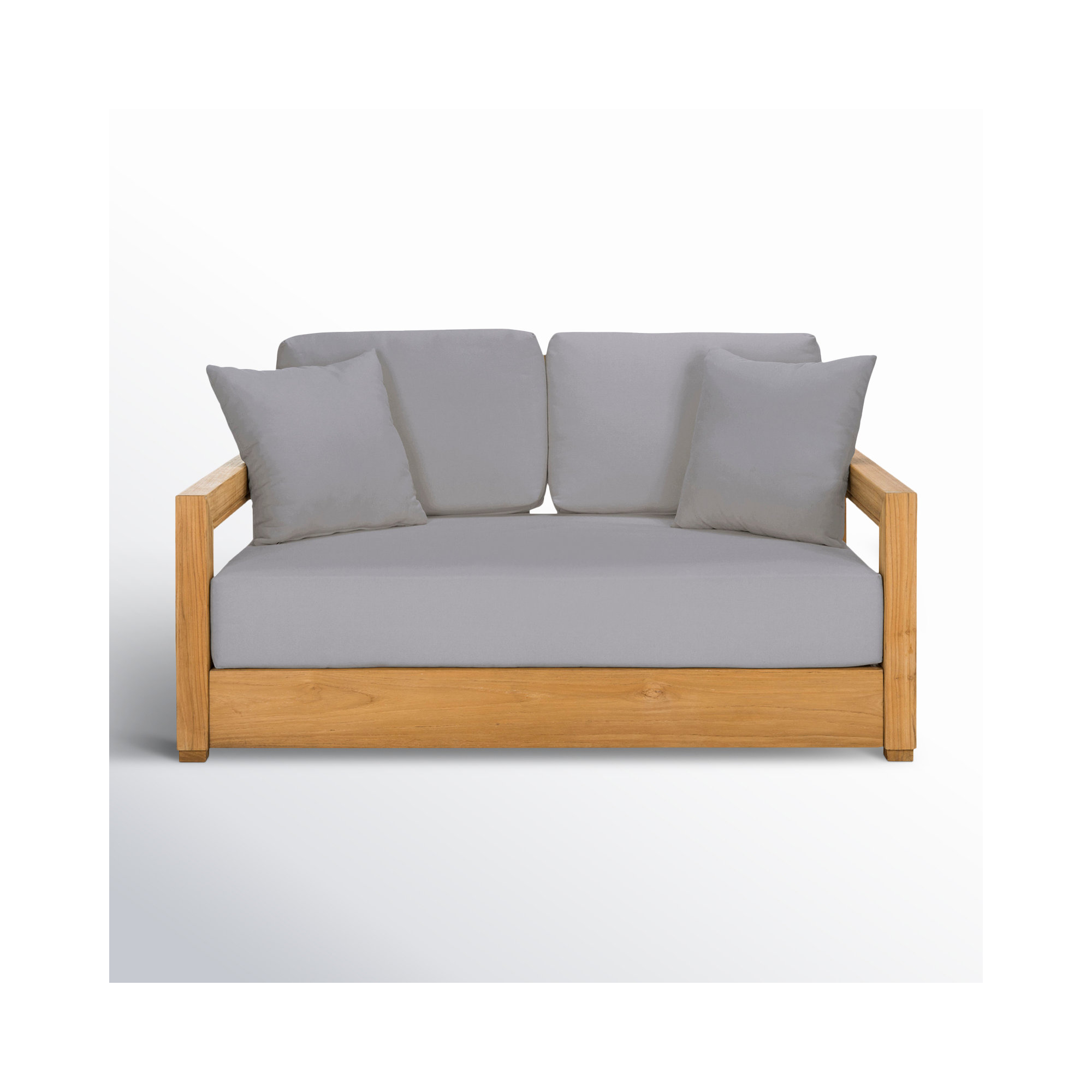 Melrose Outdoor Cushion Cover, Gray