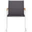 Shabaz Stacking Patio Dining Armchair with Cushion