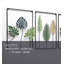 Design mural minimaliste et élégant en fer