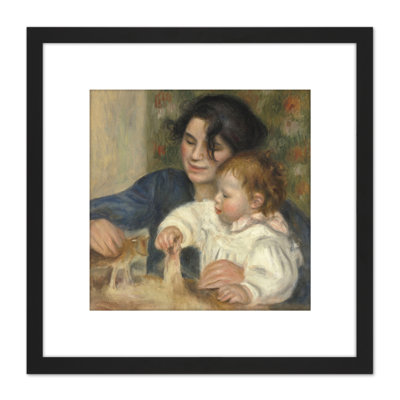 Auguste Renoir Gabrielle And Jean by Pierre-Auguste Renoir - Single Picture Frame Painting