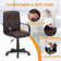 2 Piece Triangle Computer Desk Office Set with Chair