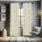 Leaves Floral Semi-Sheer Rod Pocket Curtain Panels-45985333