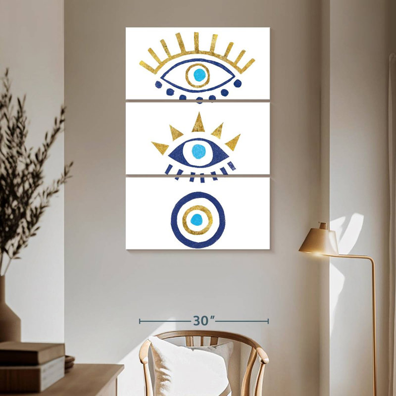 Adella Evil Eye, 65" H x 42" W