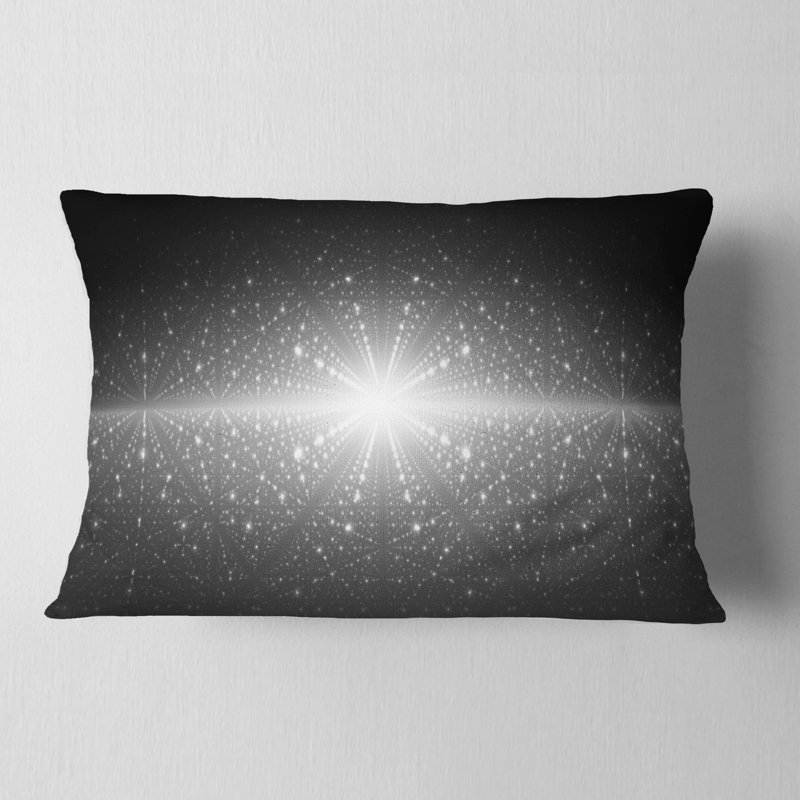  Coussin lombaire abstrait Stardust et étoiles brillantes
