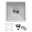 Ruvati Undermount 16 Gauge  Bar Prep Sink Stainless Steel Single Bowl-101377272-101377276-125494105
