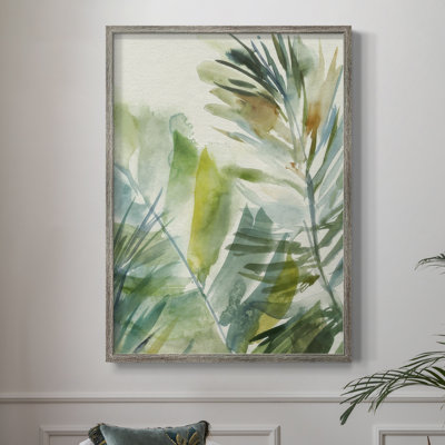 «Paradise Memory I», reproduction encadrée - bois massif