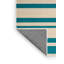 Tapis beige à rayures horizontales lavable à la machine-766123502