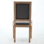 Ensemble de 2 chaises d'appoint à structure en bois avec pieds robustes-640672648