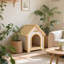 Maison en cèdre massif - Abri de style chalet pour petits chiens et chats
