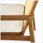 Preston Outdoor Dining Chair With Cushion, Durable Acacia Wood, Set Of 2 For Patio Comfort And Style