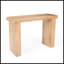 Table d'entrée en bois de manguier de ferme, table de canapé épaissie de 45 pouces, console étroite minimaliste pour une vie moderne et durable.-265917747
