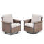 Ensemble de chaises berçantes pivotantes en osier avec accoudoirs larges Coady-1276884981-1276884984