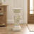 Floral Carved Roman Column Display Pedestal