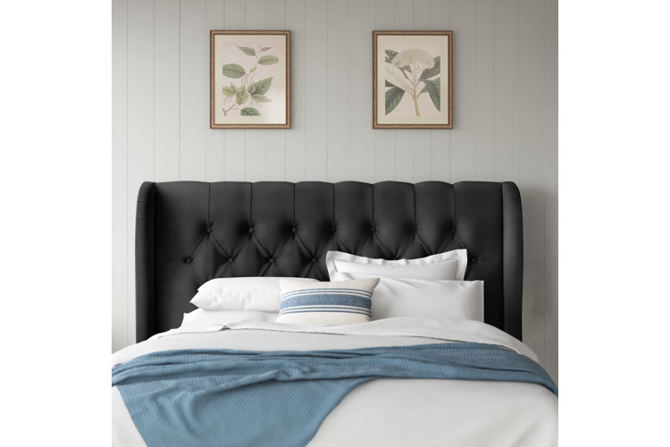 Barnabus Upholstered Wingback Headboard
