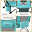 Ensemble de 2 chaises de plage pliantes avec appui-tête-113442844